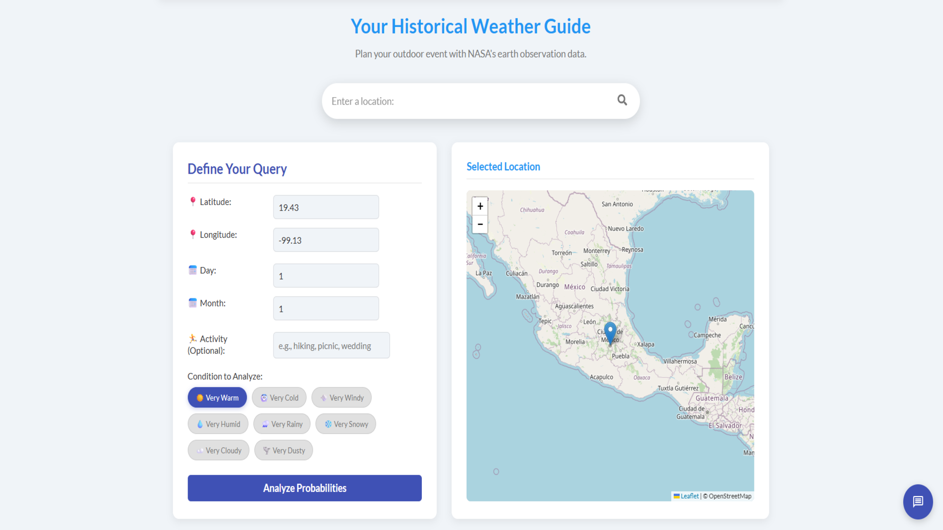Vista previa del proyecto AstroCast