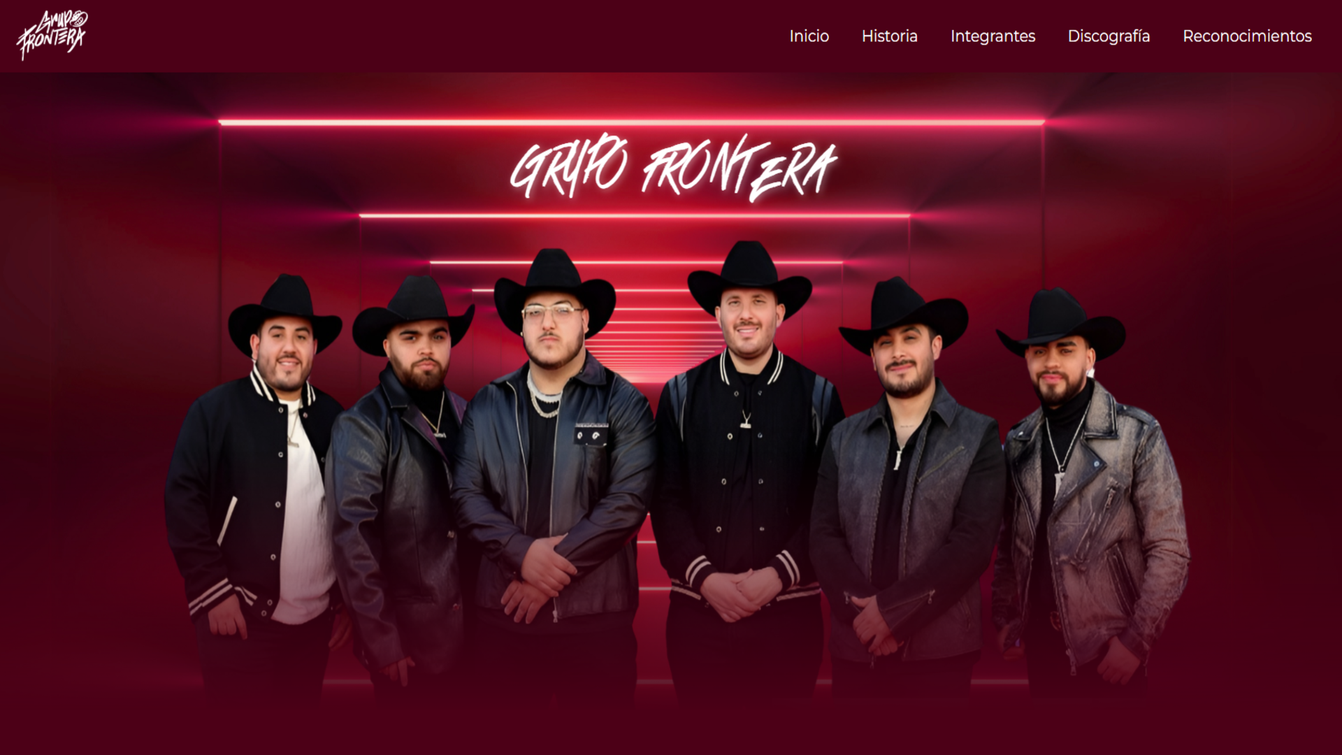 Vista previa del proyecto Grupo Frontera